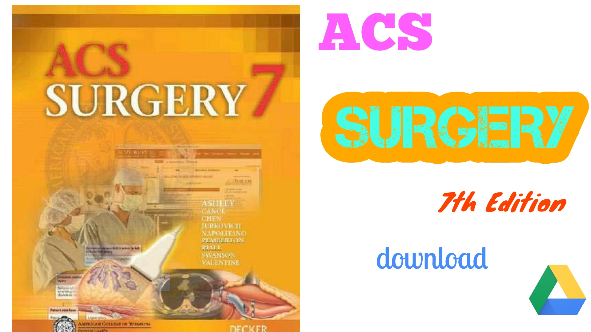 Acs Surgery Principles And Practice Free Download