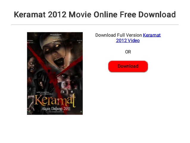 download film keramat 2009 bluray